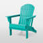 Chaise Adirondack pliante Ramonita en PEHD-1711936488