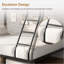 Metal Bunk Bed, Twin Over Full