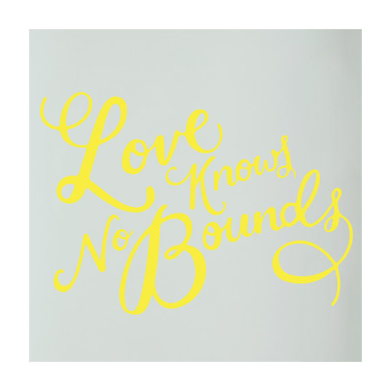 Wall Decal, Bright Yellow