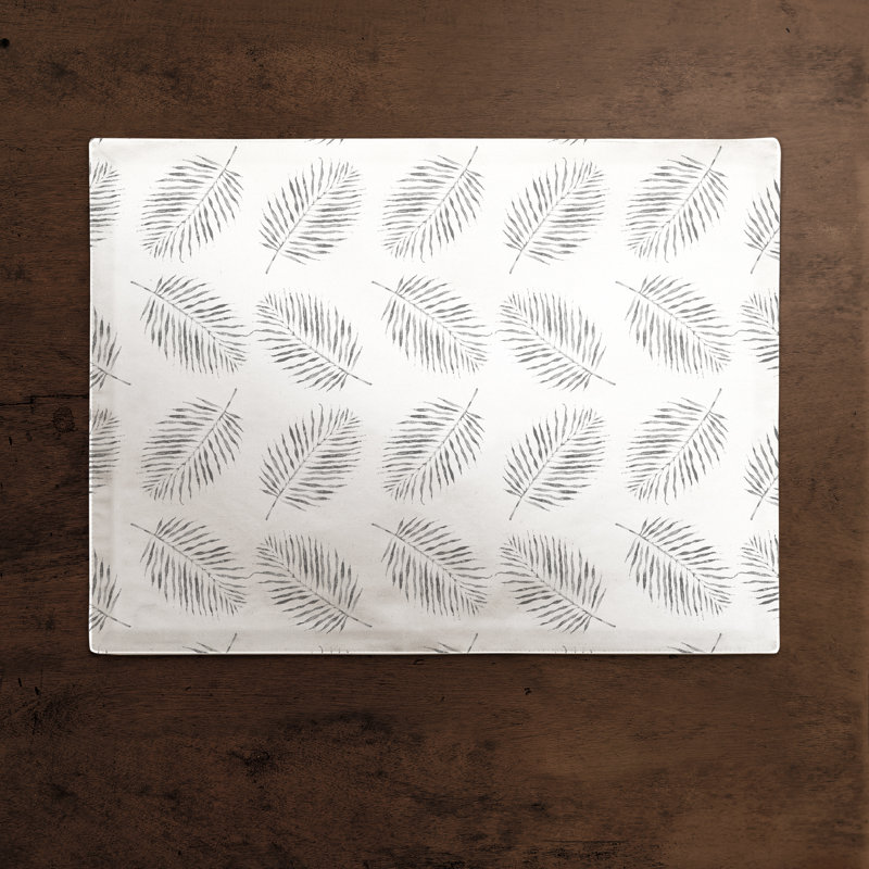 Napperon Ferns, gris