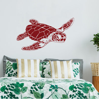 Décalcomanie murale tortue de mer