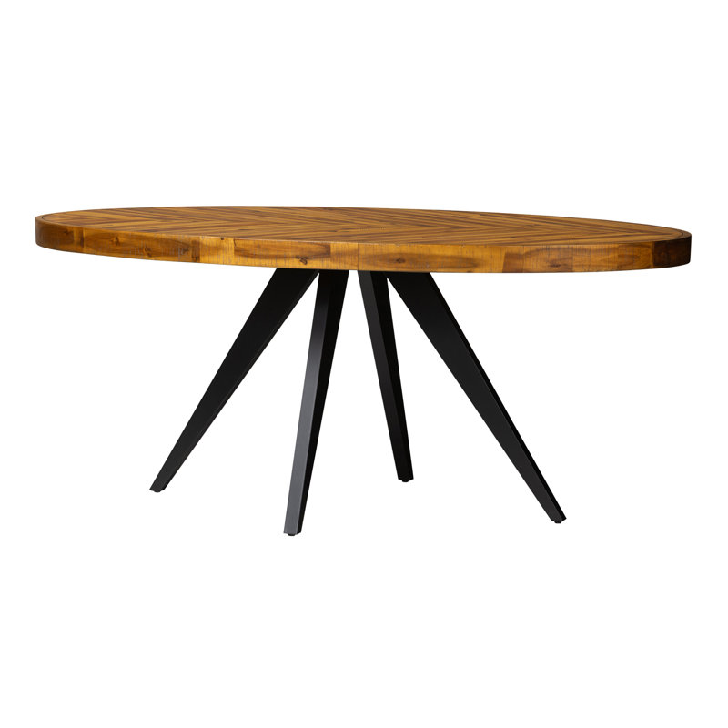 Table de salle à manger 72 po Carlo, Brun
