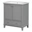 Meuble-lavabo simple 30 po avec comptoir-798734323