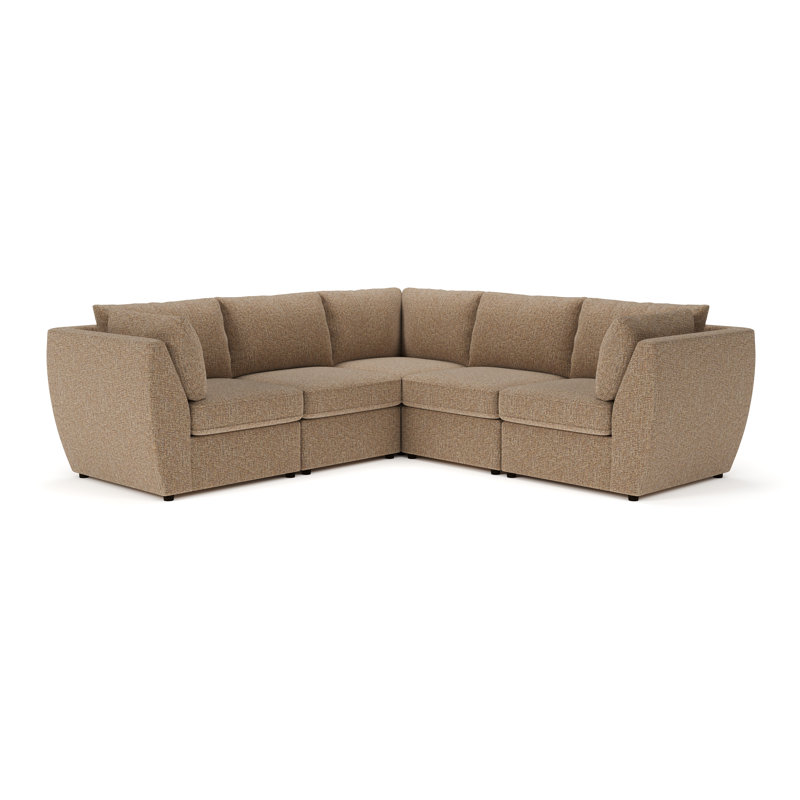 Canapé modulaire rembourré 5 pièces Halson, Valet Bran