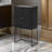 Judah Acacia Wood Accent Chest with Iron Base & 2 Doors