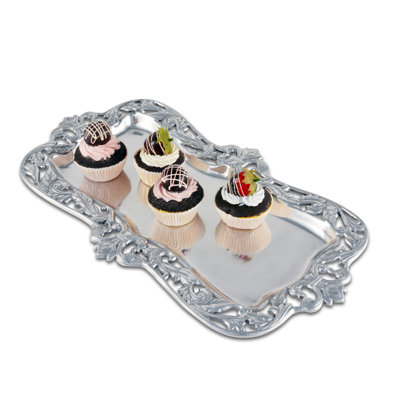 Plateau de table basse oblongue Fleur De Lis