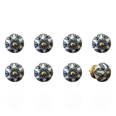 Handpainted Round Knob