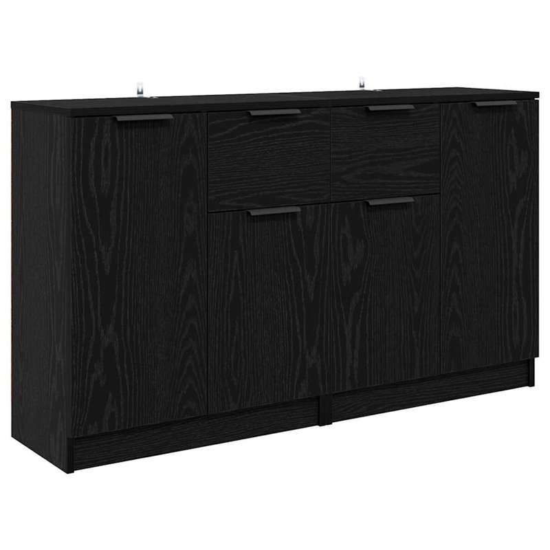 60cm Sideboard, Black Oak