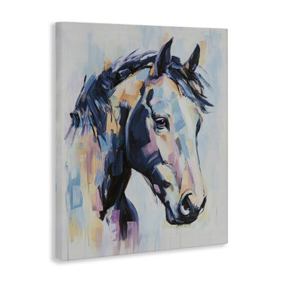 Vivid Equine Portrait Canvas, design by Svetlana Aleynikova