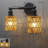 Pathson Handwoven Rattan Wall Sconce, Hardwired Farmhouse Vanity Lighting, Bohemian Decor For Living Room, Bedroom, Loft, Foyer-2145152776