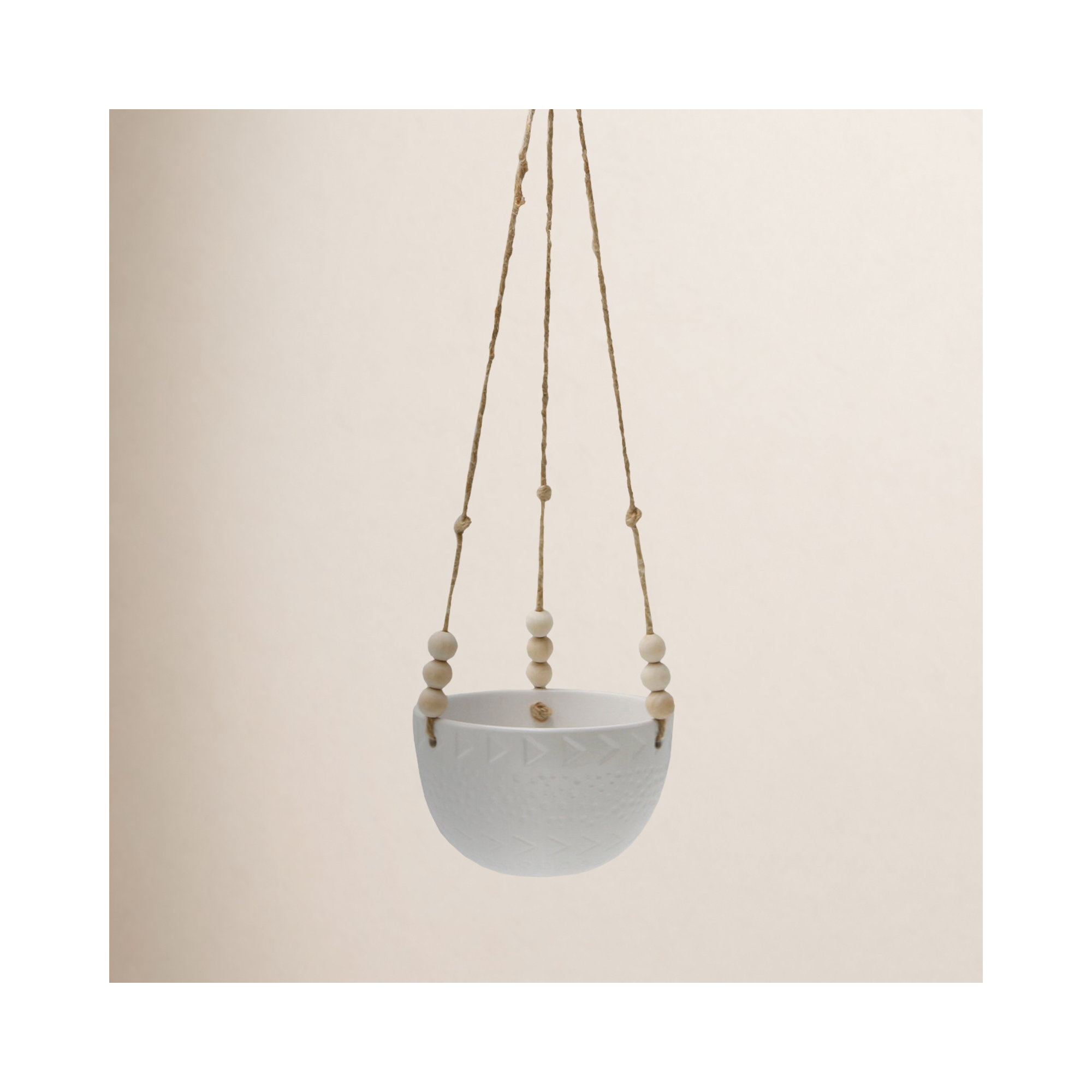 Olanda Handmade Ceramic Pot Planter, Matte White