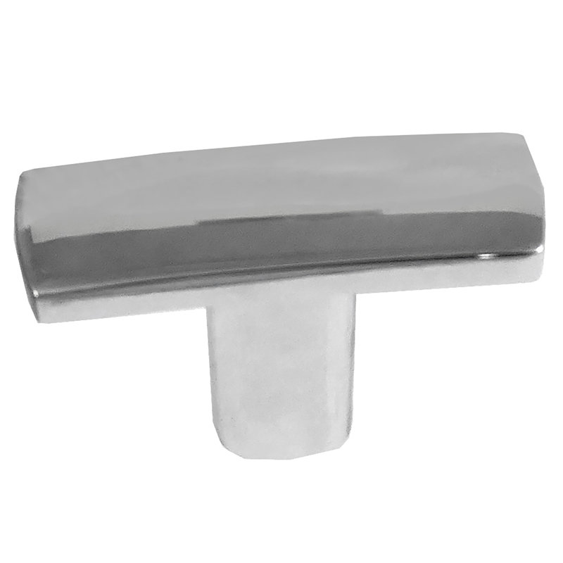 Ensemble de boutons de barre surdimensionnés de 1 po de longueur Contempo, Chrome poli
