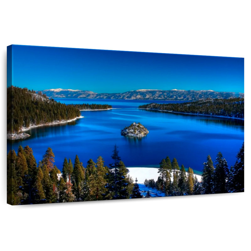 Emerald Bay d'Alvord Lake Tahoe, H 24 po x l 36 po