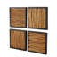 Art textuel sur bois