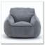 Grand fauteuil à billes en velours côtelé avec accoudoirs Comfy-173201483