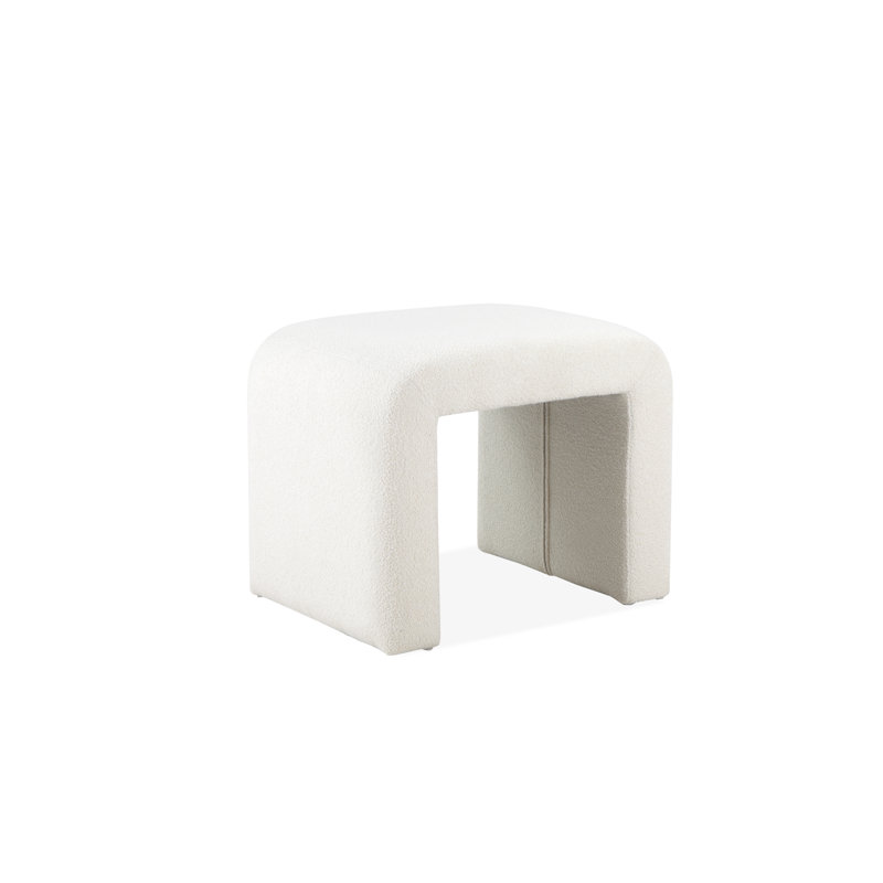 Axle de 19 po de hauteur avec revêtement en tissu d'ameublement