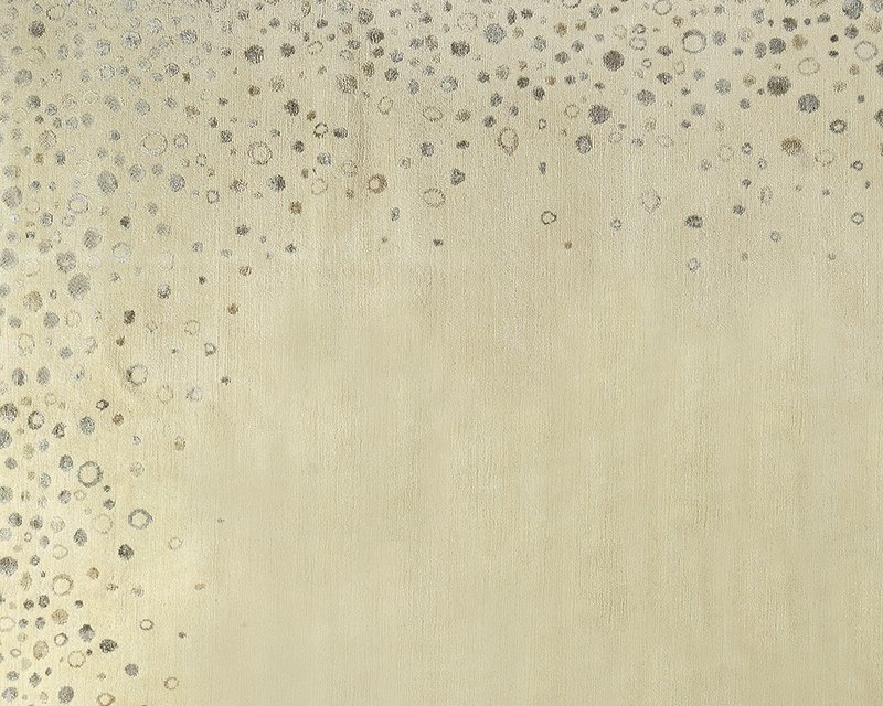 Sequins Geometric Area Rug in Beige, Rectangle 6' x 9'