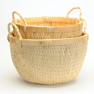 Ensemble de 2 paniers en osier