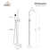 1 Handle Floor Roman Tub Faucet with Diverter