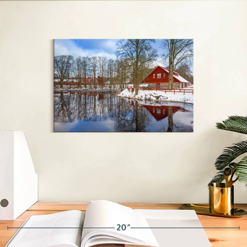 Lilie Winter Lake House, H 8 po x l 12 po