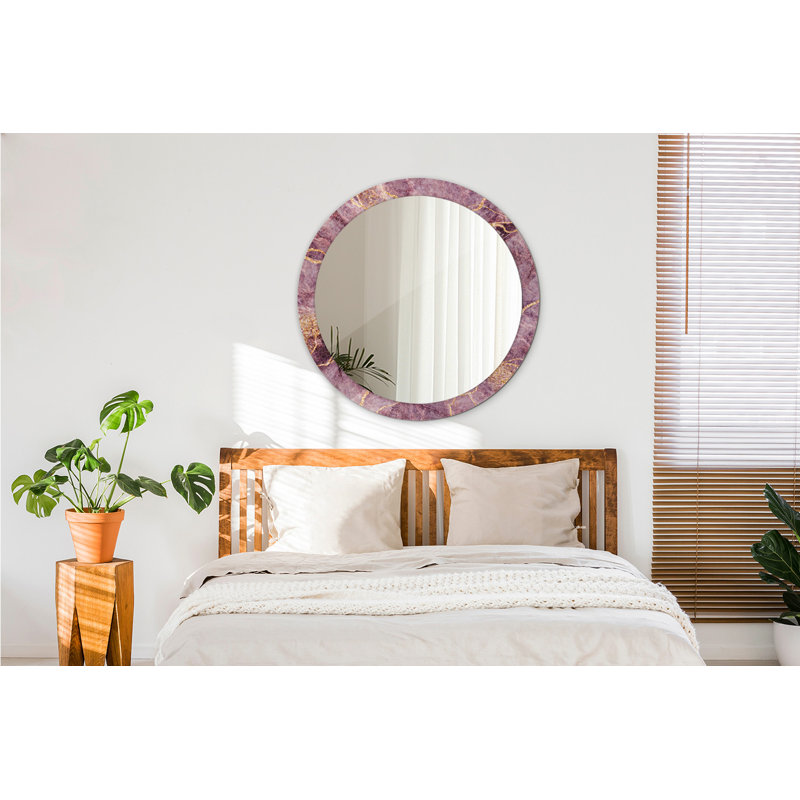 Huldar Glass Flat Wall Mirror