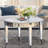 Markus 31.3'' Round Mirror Coffee Table with Glass Top
