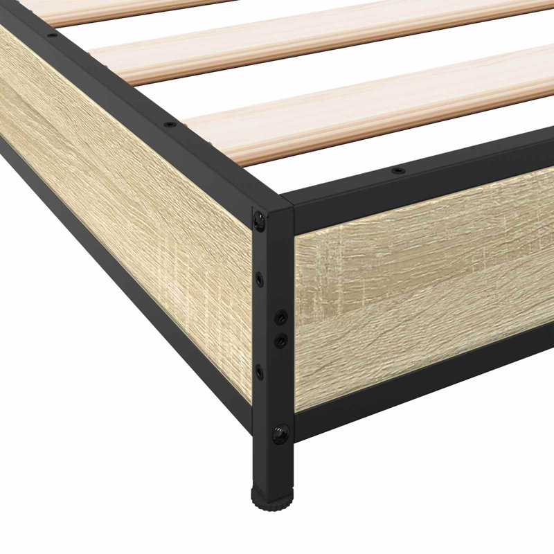 Bed, Sonoma Oak
