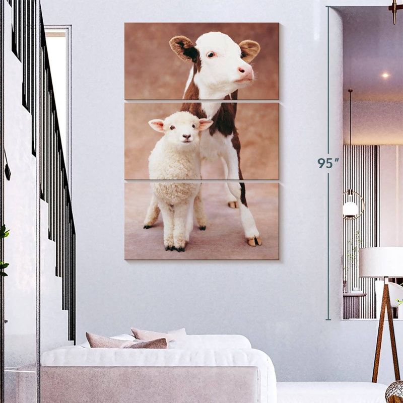 Brampt Mallowpuff And Romeo I, 74" H x 48" W