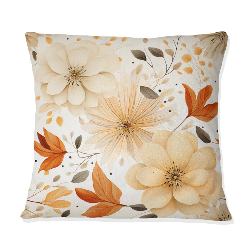 Coussin Earthy Mandala Boho, H 16 po x l 16 po