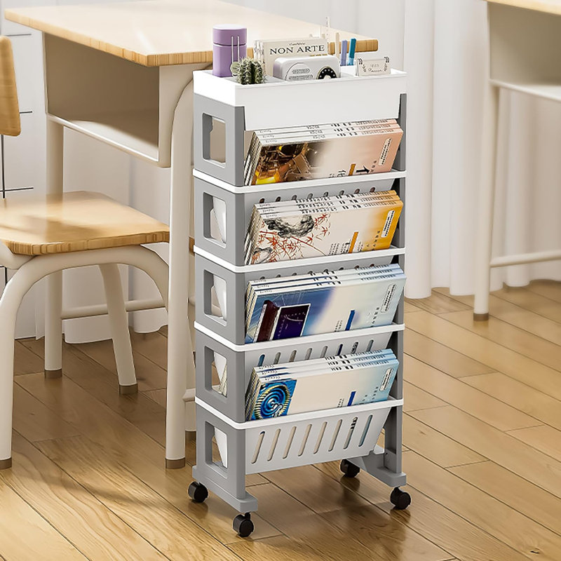 5 Tier Book Rack Storage Bookshel