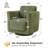 Scottie Upholstered Swivel Barrel Chair-189963028