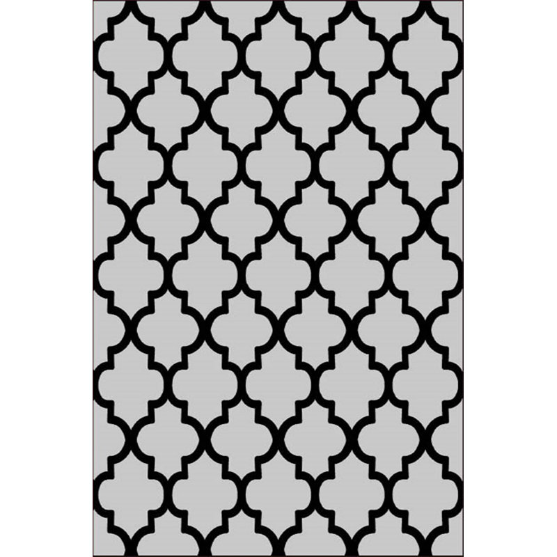 Tapis luxueux en velours 5,9 x 9,2 pieds | Tissu 100% velours, semelle 100% coton, hauteur des poils de 0,4 po | Antibactérien, antidérapant, lavable à la machine | Impression numérique 3D élégante pour le décor du salon et de la chambre à coucher