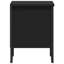 Alliyah 40cm W Metal Bedside Table-758425479