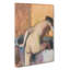 Bather Stepping Into A Tub by Edgar Degas - Wrapped Canvas-61886066