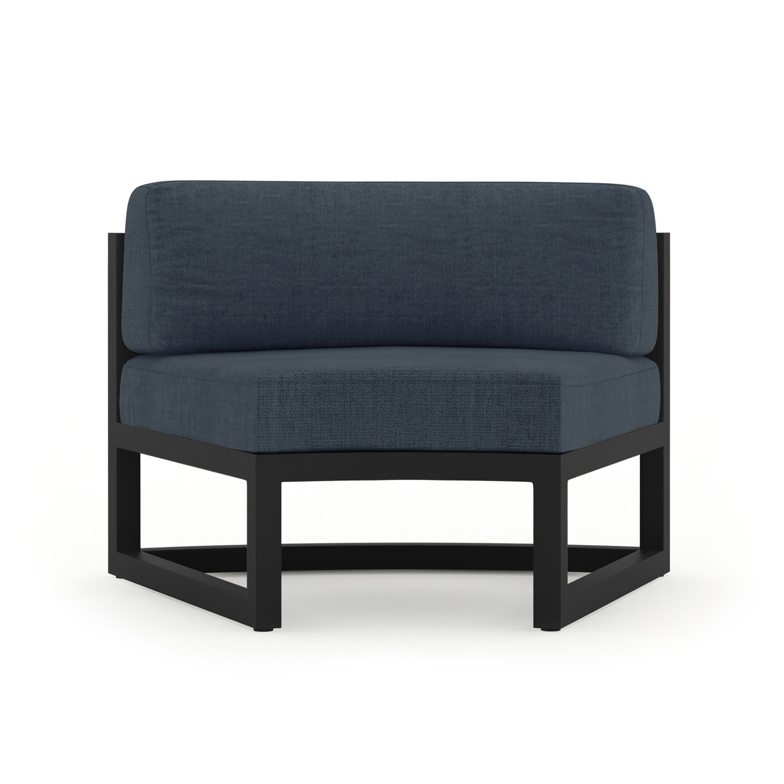 Smith Sunbrella® Patio Lounge Chair, Spectrum Indigo, Black