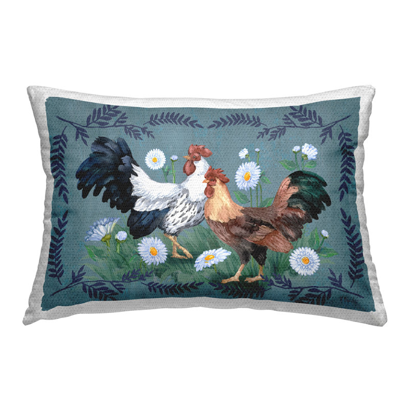 Coussin décoratif Roosters