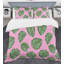 Ensemble de housse de couette style tropical feuilles tropicales III-40701699