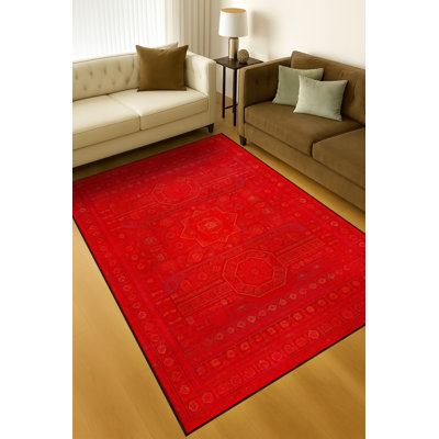 Tapis blanc tissé à motif lavable Mosso
