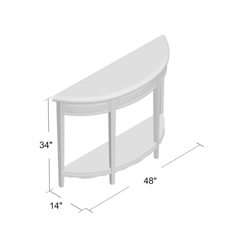 Stacey 48" Console Table, Brown