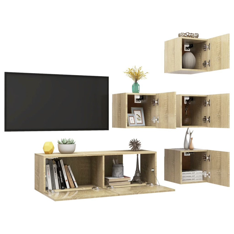 Gines Unfinished Entertainment Centre for TVs up to 88"