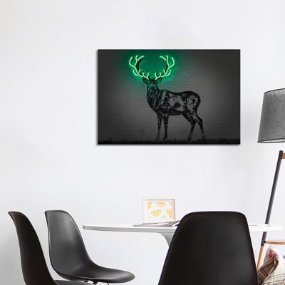 Deer - Wrapped Canvas Print