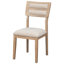 6 Table à manger classique en bois naturel délavé. Table en bois d'hévéa. 4 chaises rembourrées. Fabrication de chaise ergonomique. Formez une organisation traditionnelle. Laver la table, le bois, le contreplaqué.-1353441004-1353440995-1353440994