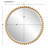 Bedonia 32" Round Metal Wall Mirror-463388163