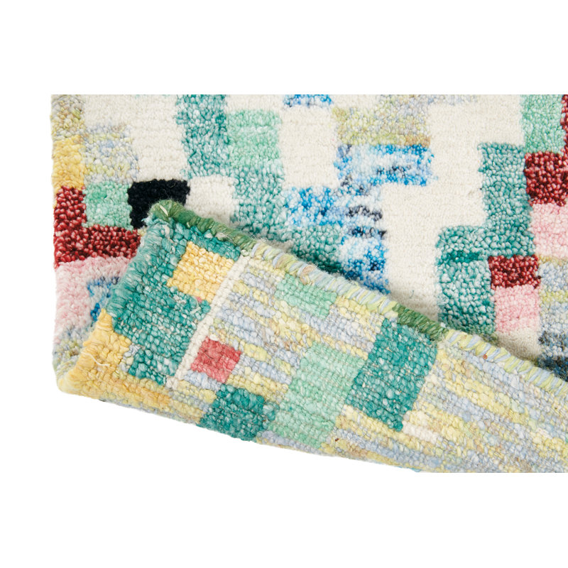 Yeti Abstract Area Rug, Rectangle 6'7" x 9'8"