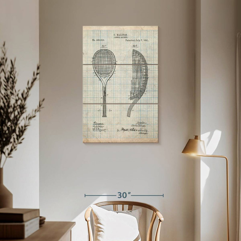 Laelle Antique Grid Parchment, 57" H x 36" W
