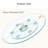 Lazy Susan-Double Layered Rotatable Tempered Glass Table Top