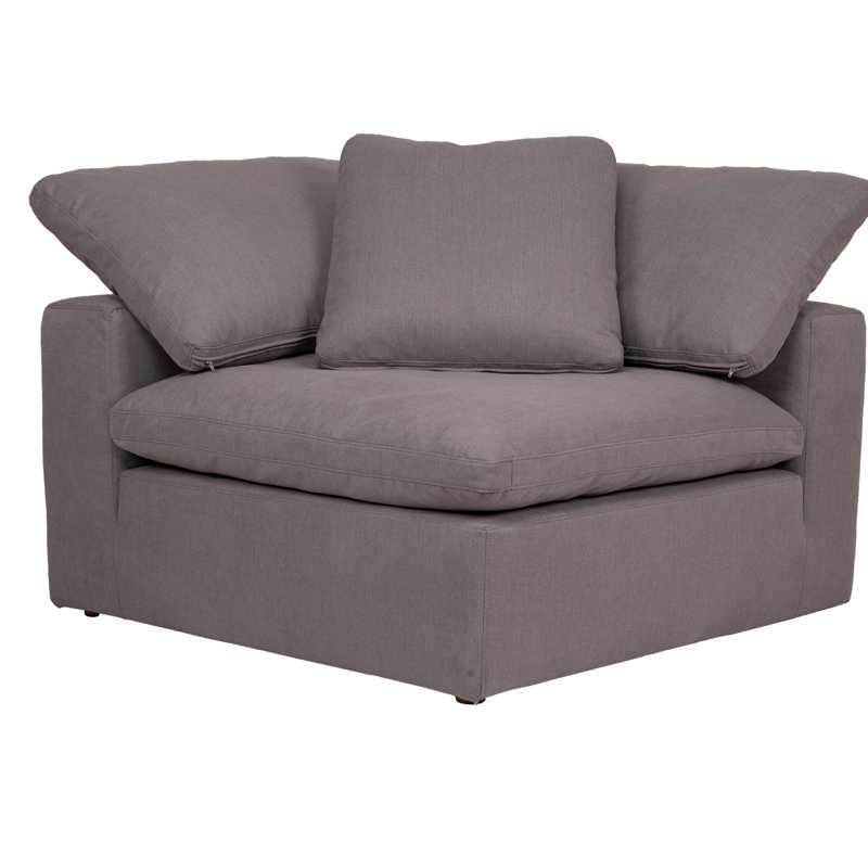 Fauteuil d'angle Tila Livesmart, Performance gris clair