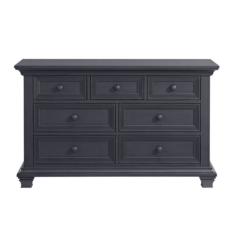 Weston 7 Drawer Dresser, Dark Navy Blue