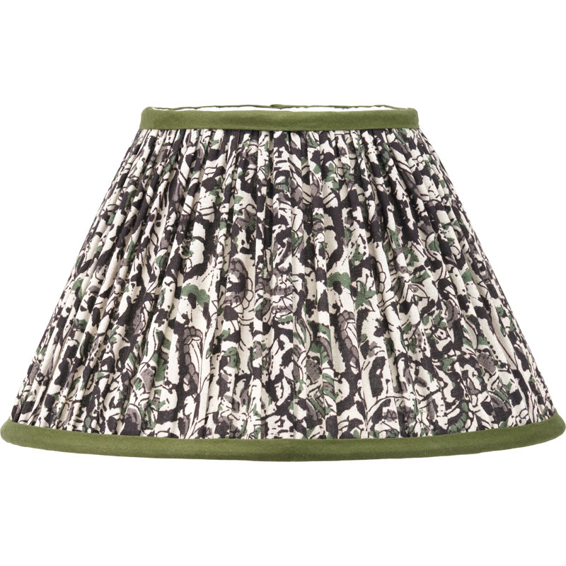 Cotton Empire Lamp Shade ( Uno ) in Green, 17" H x 30" W x 30" D