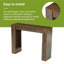 41.34cm Console Table